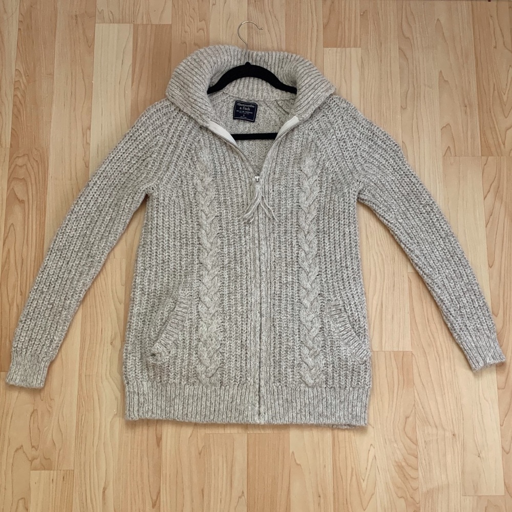 Abercrombie Zip Up Cardigan